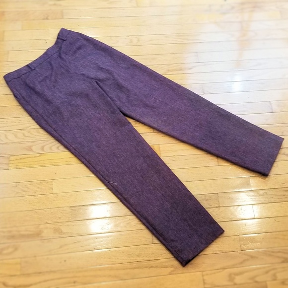 Elegant pleated burgundy wool pants - LINE NEW! - Picture 4 of 6